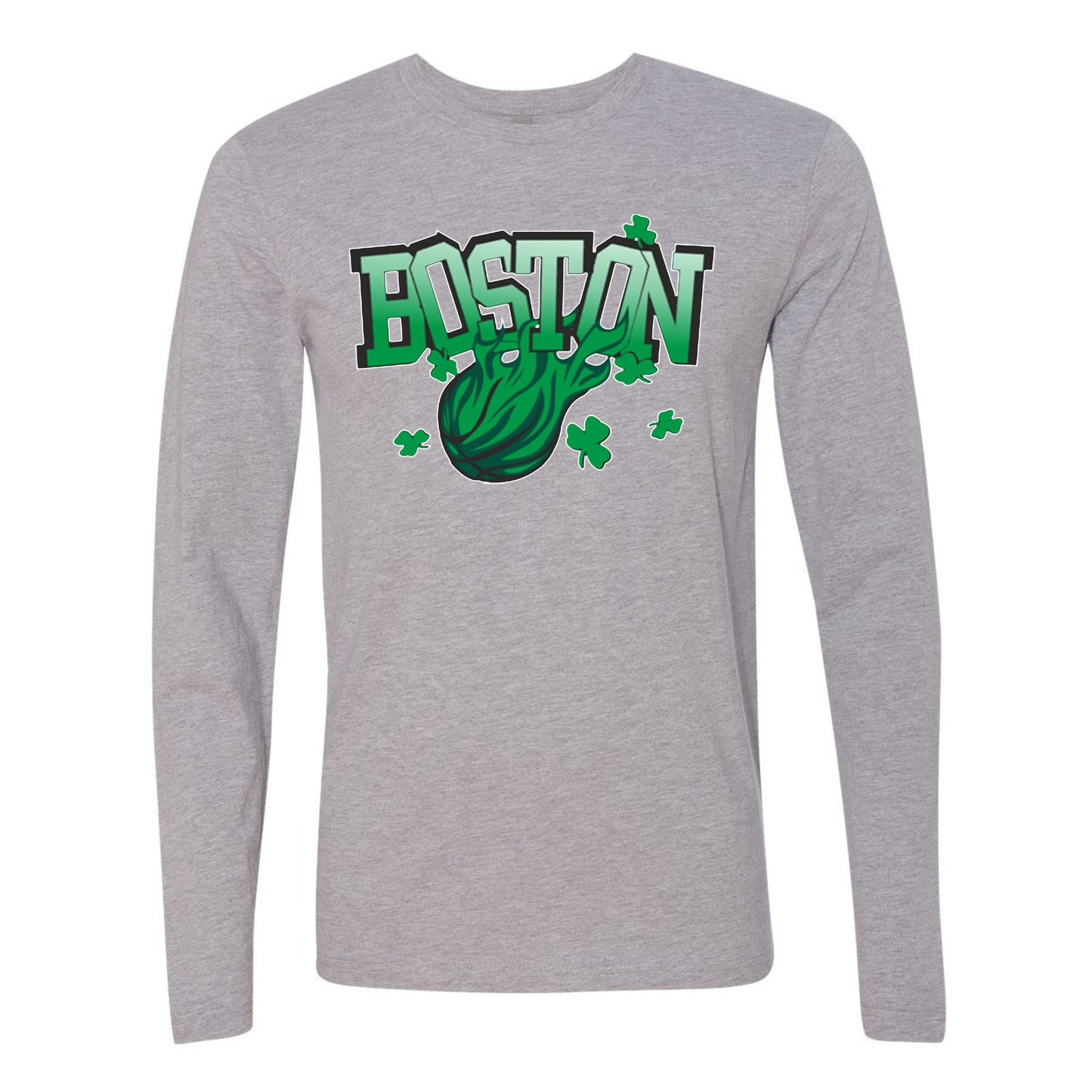 Boston Basketball Team Green Shamrock Sports Fan Apparel