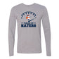 FUELED BY HATERS Denver Football Game Day Tee Navy & Orange