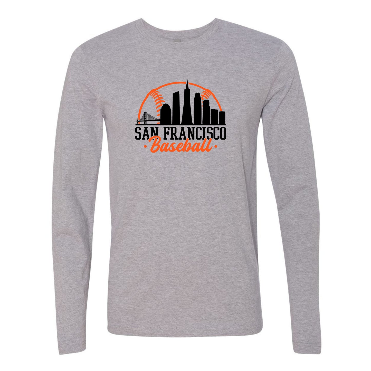 San Francisco Baseball Cityscape Skyline Men's Apparel for Baseball Fans Gameday Gear