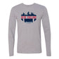 New England Football City Skyline Men's Shirt for Football Fans