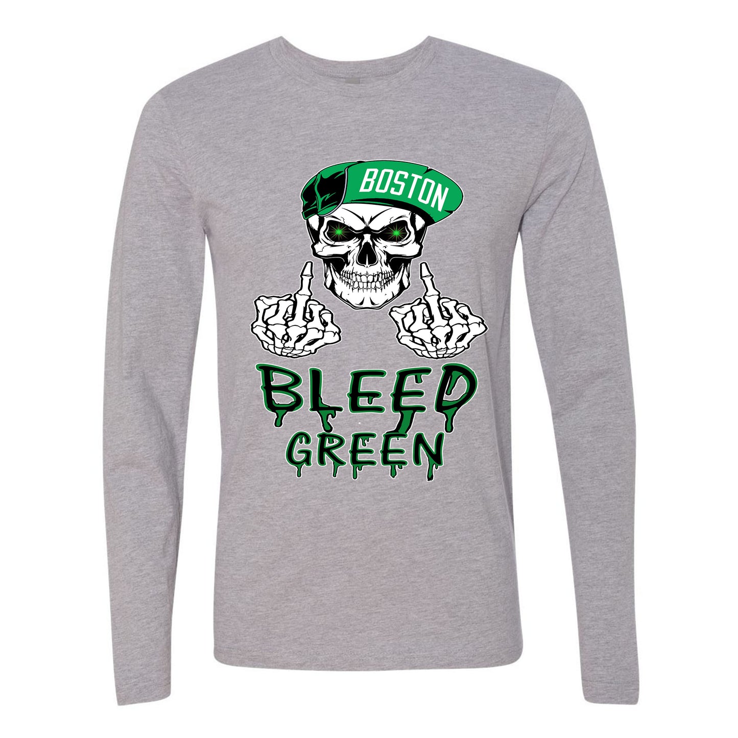 Boston Basketball Team Bleed Green Sports Fan Apparel