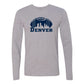 Denver Football Game Day Tee Navy & Orange Skylne