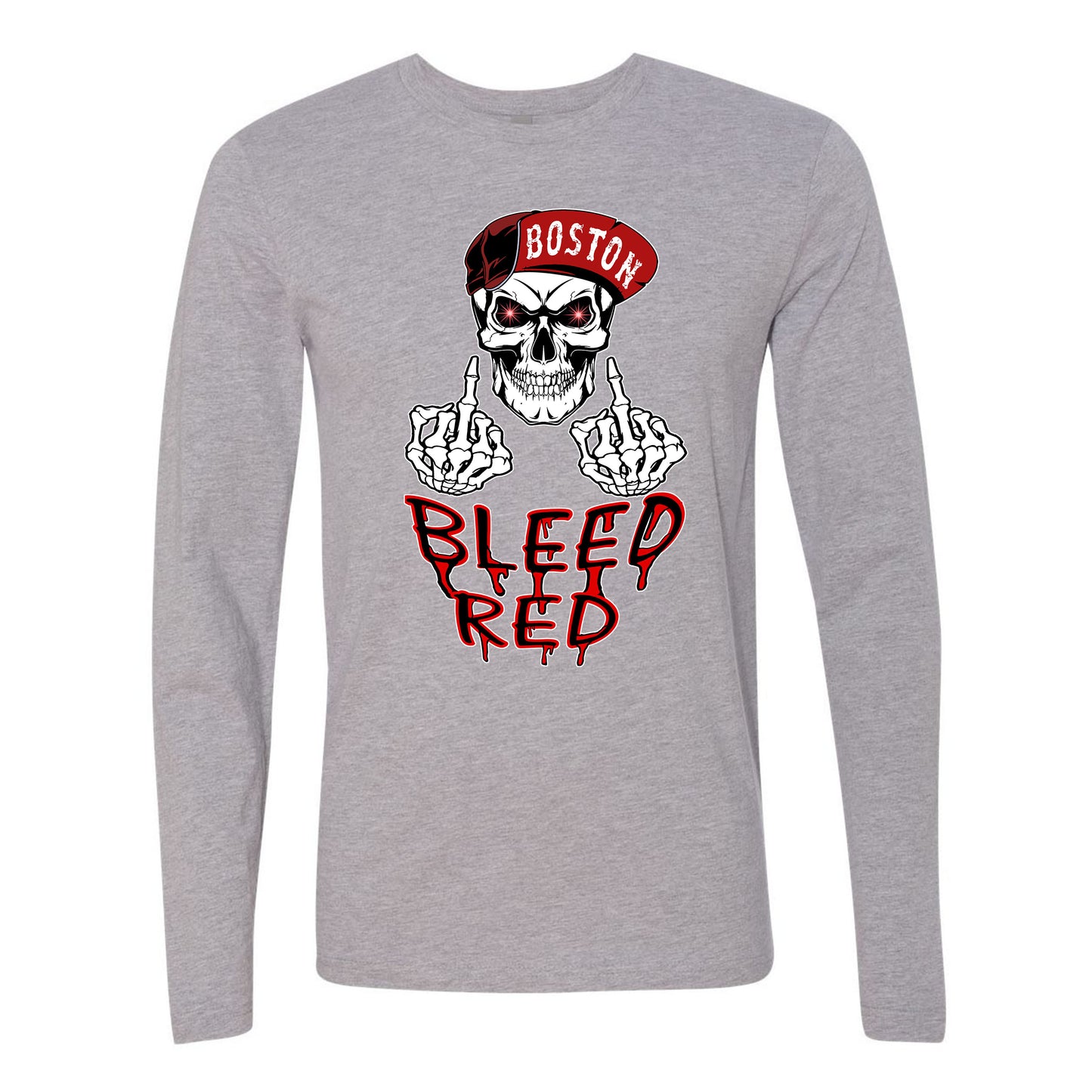 Boston Baseball Team Bleed Red Cool Tee For Baseball Fan