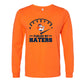 FUELED BY HATERS Denver Football Game Day Tee Navy & Orange