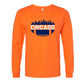 Chicago Football City Skyline Shirt for Football Fans Athletic Sports Fan Collection