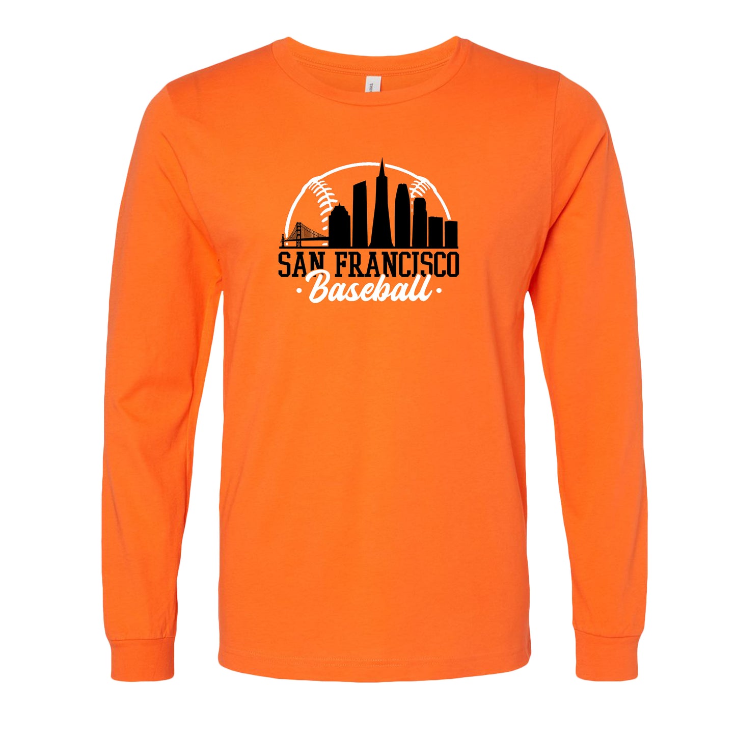 San Francisco Baseball Cityscape Skyline Men's Apparel for Baseball Fans Gameday Gear