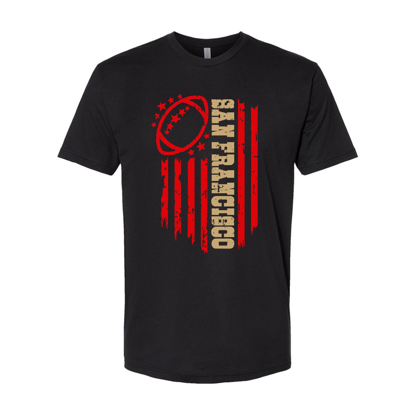 San Francisco Football American Flag Shirt for Football Fans