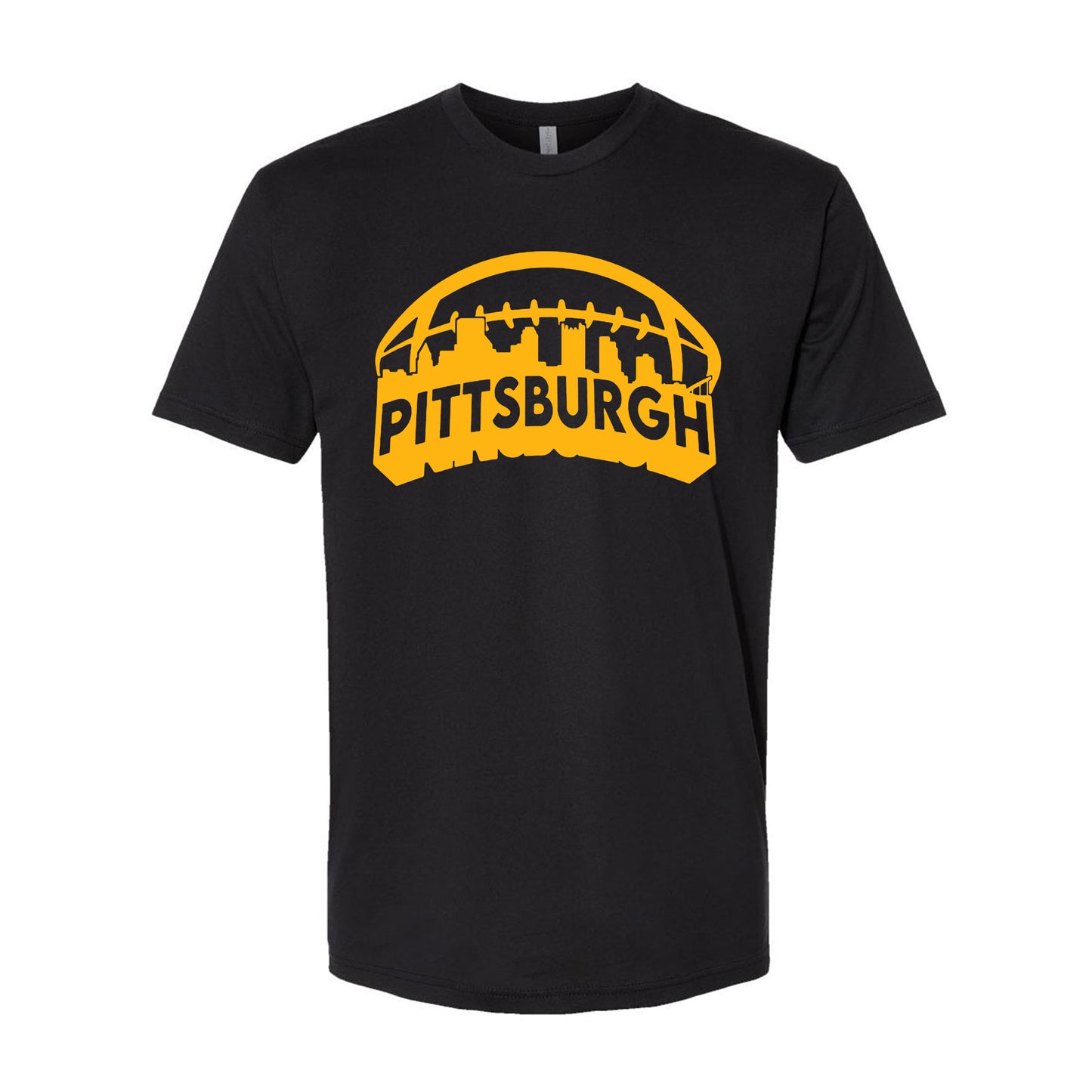 Pittsburgh City Skyline Men's Shirt for Football Fans