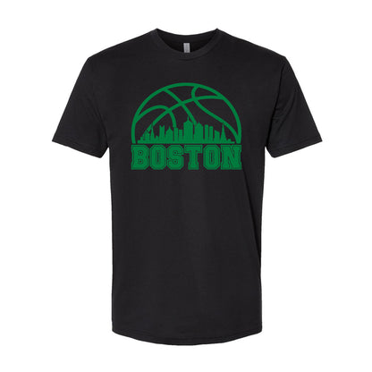 Boston Skyline Basketball Team Sports Fan Apparel