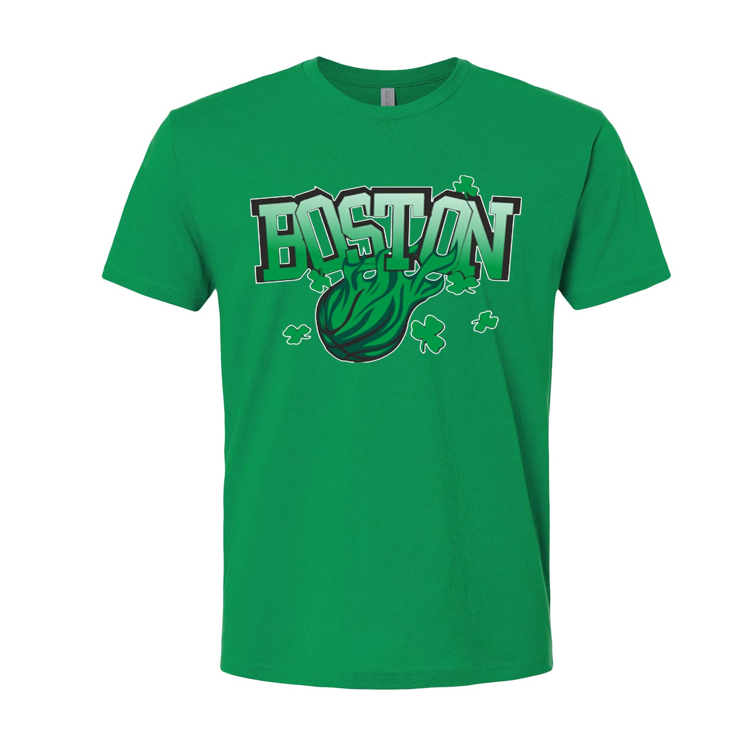 Boston Basketball Team Green Shamrock Sports Fan Apparel