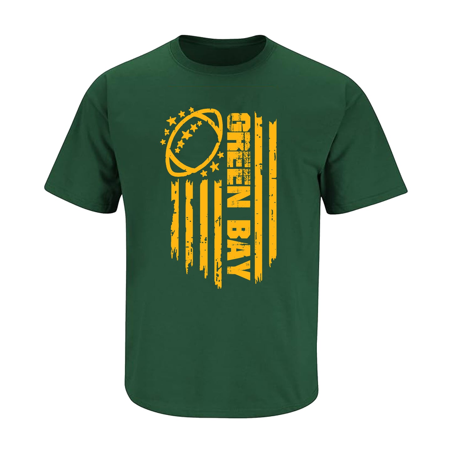 Green Bay Football American Flag