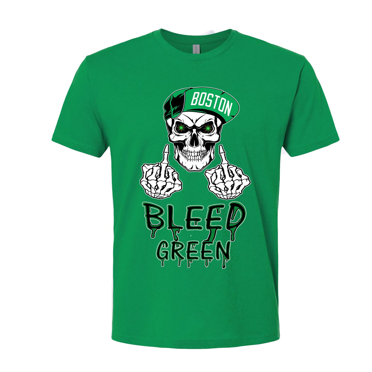 Boston Basketball Team Bleed Green Sports Fan Apparel