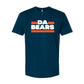 Da Bears Chicago Football Tee Athletic Sports Fan Collection