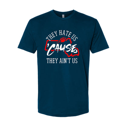 New England Football They Hate Us 'Cause They Ain't Us Shirt for Football Fans