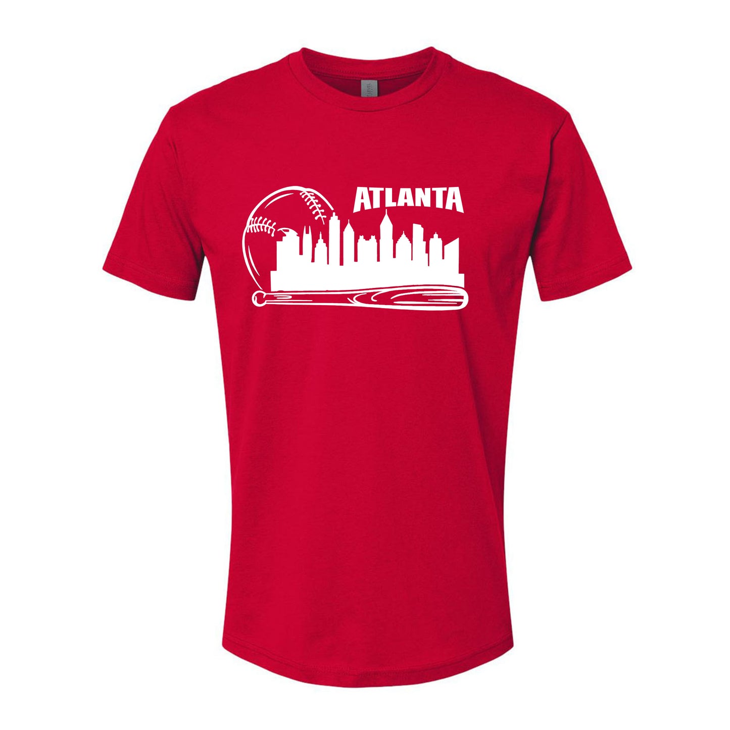 Atlanta Baseball Team Cityscape Skyline Apparel for Baseball Fans