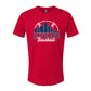 Cleveland Baseball Cityscape Skyline Men's Apparel for Baseball Fans