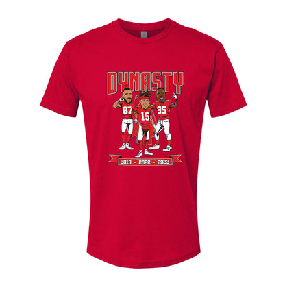 Kansas City Football Fans Dynasty Logo Shirt Champs