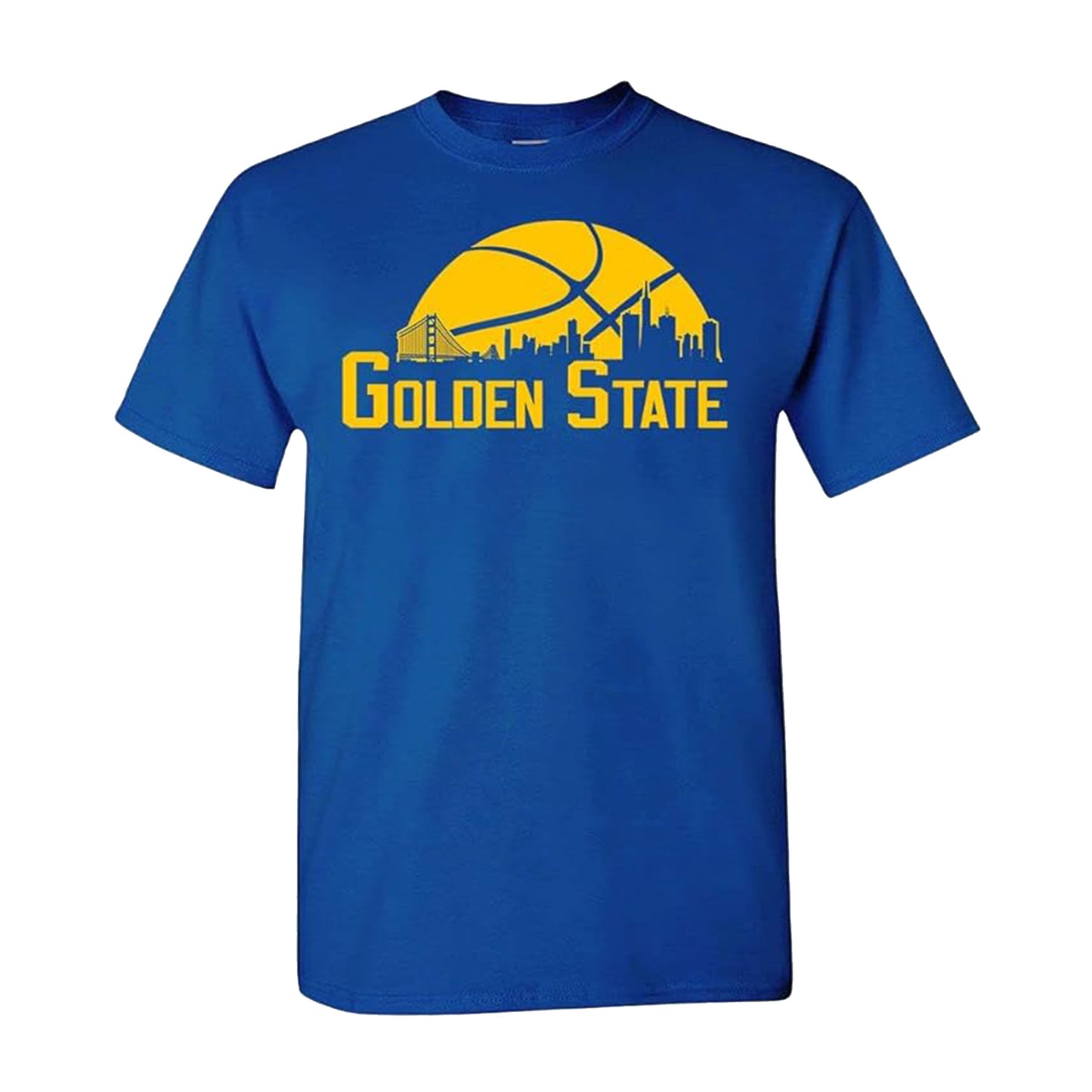 Golden State Team Cityscape Skyline Men's Apparel for Basketball Fans