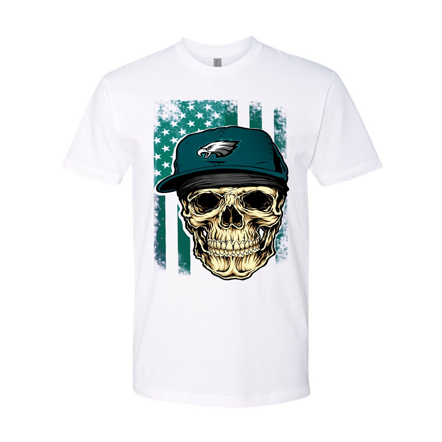 Philadelphia Football Fans Skull Flag Collection Philly Football Team