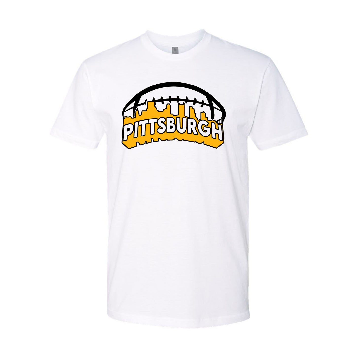 Pittsburgh City Skyline Men's Shirt for Football Fans