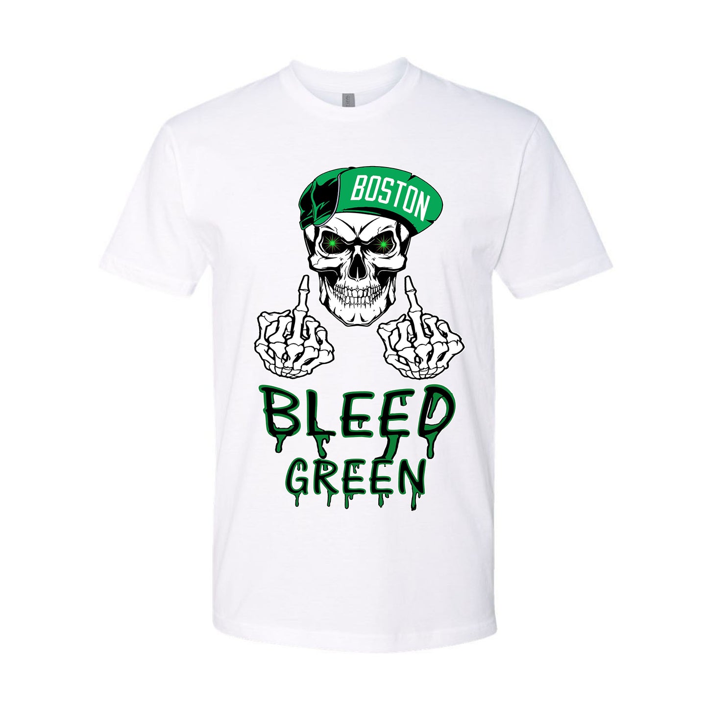 Boston Basketball Team Bleed Green Sports Fan Apparel