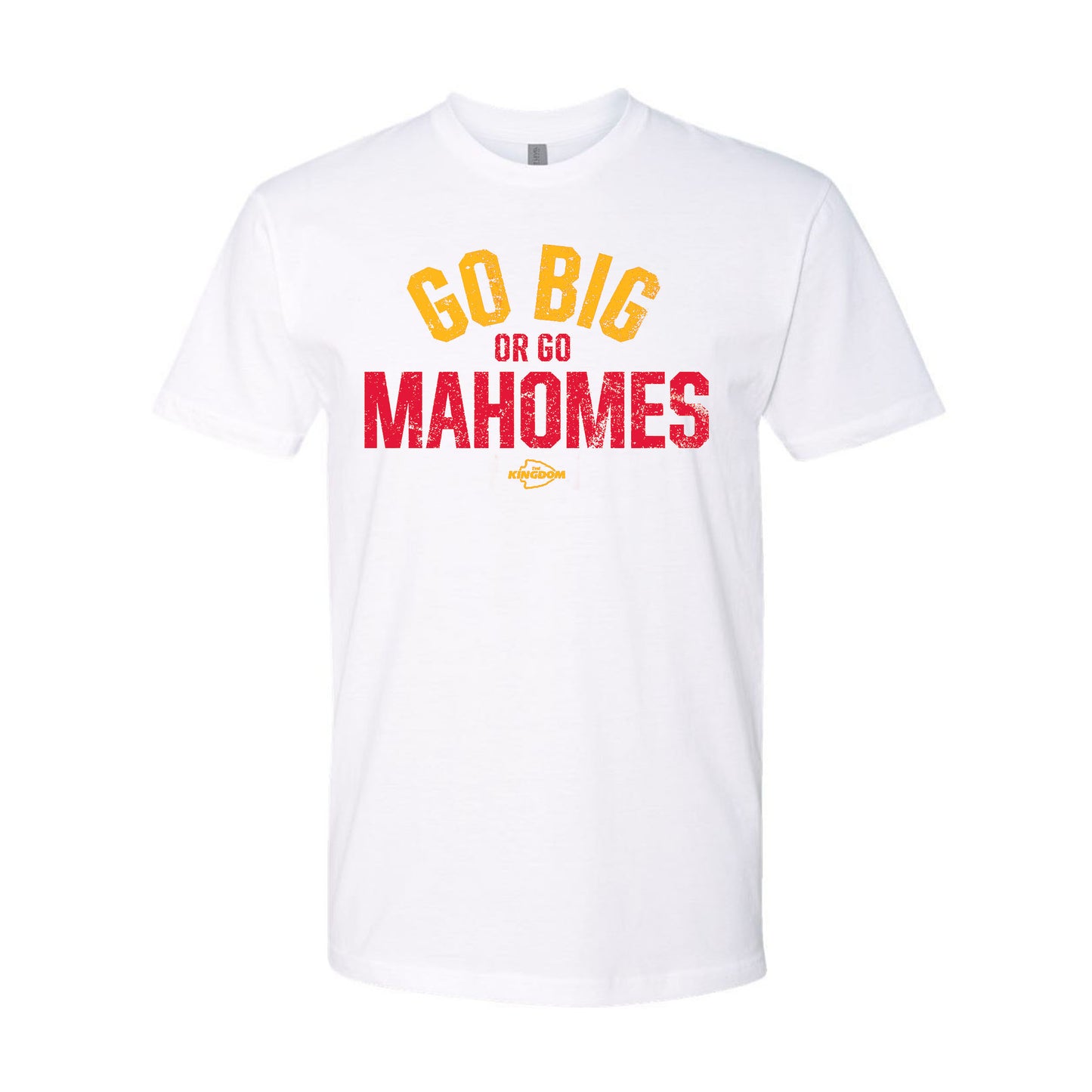 Go Big or go Mahomes" Red Vintage T-shirt For Kansas City Football Fans