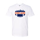 Chicago Football City Skyline Shirt for Football Fans Athletic Sports Fan Collection