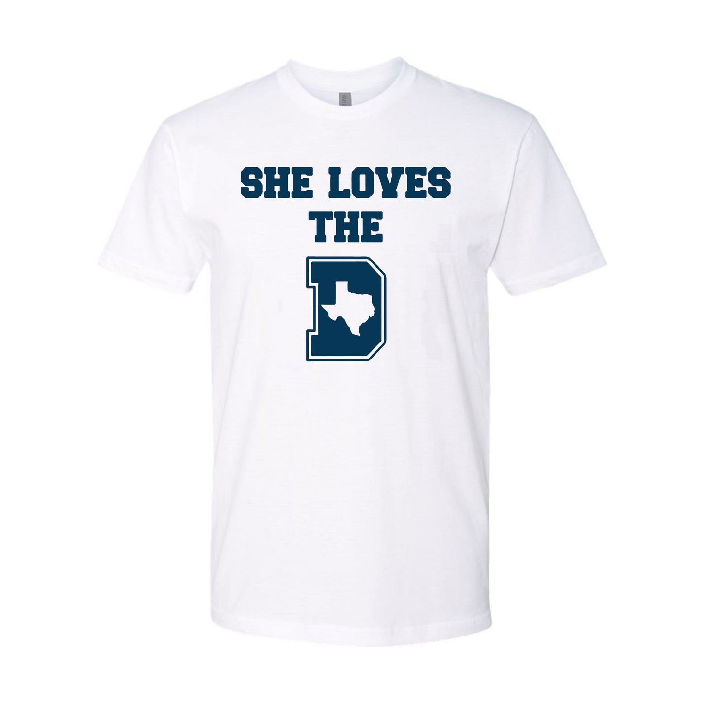 She Loves The D Apparel for Dallas Football Fans (S-3XL)