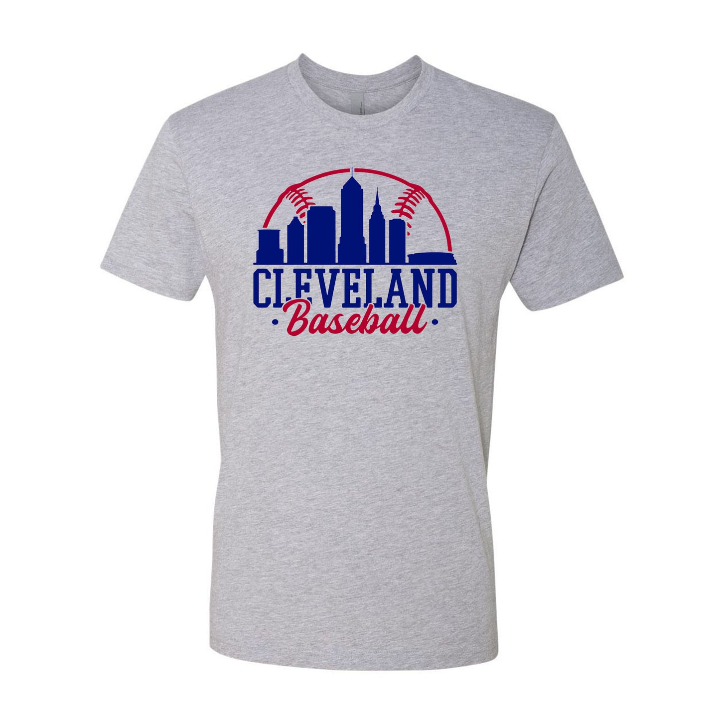 Cleveland Baseball Cityscape Skyline Men's Apparel for Baseball Fans