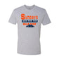 Sundays are For The Mile Hige Denver Football Game Day Tee Navy & Orange