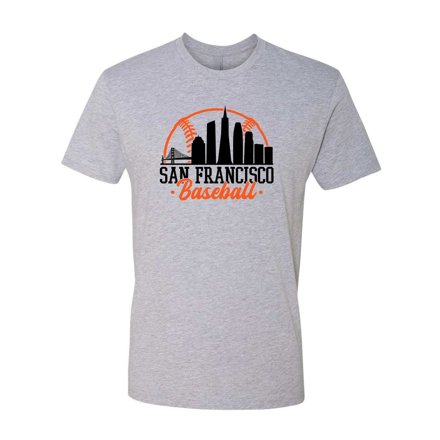 San Francisco Baseball Cityscape Skyline Men's Apparel for Baseball Fans Gameday Gear