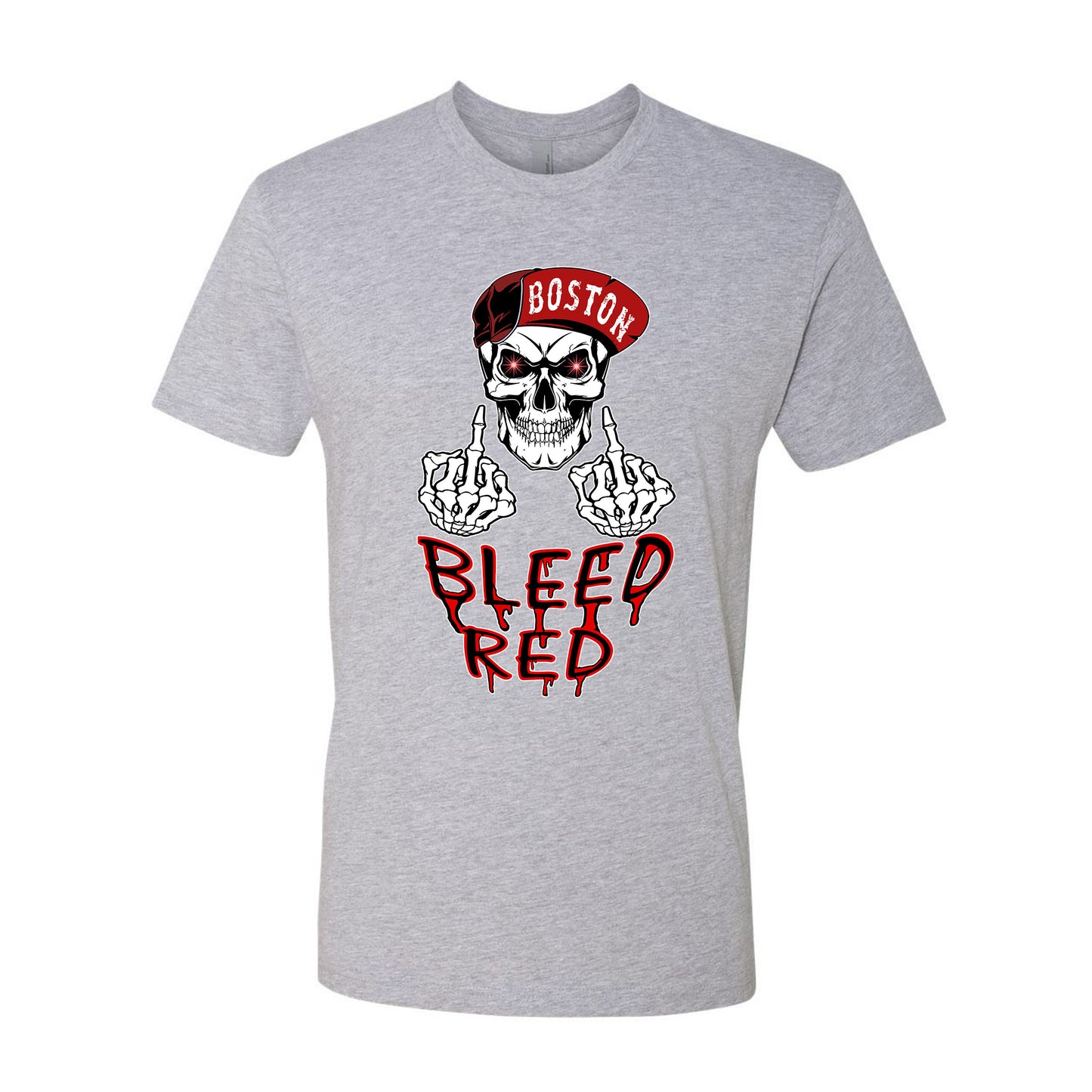 Boston Baseball Team Bleed Red Cool Tee For Baseball Fan