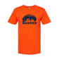 Denver Football Game Day Tee Navy & Orange Skylne