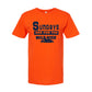 Sundays are For The Mile Hige Denver Football Game Day Tee Navy & Orange