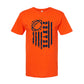 Denver Football Game Day Tee Navy & Orange Flag