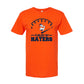 FUELED BY HATERS Denver Football Game Day Tee Navy & Orange