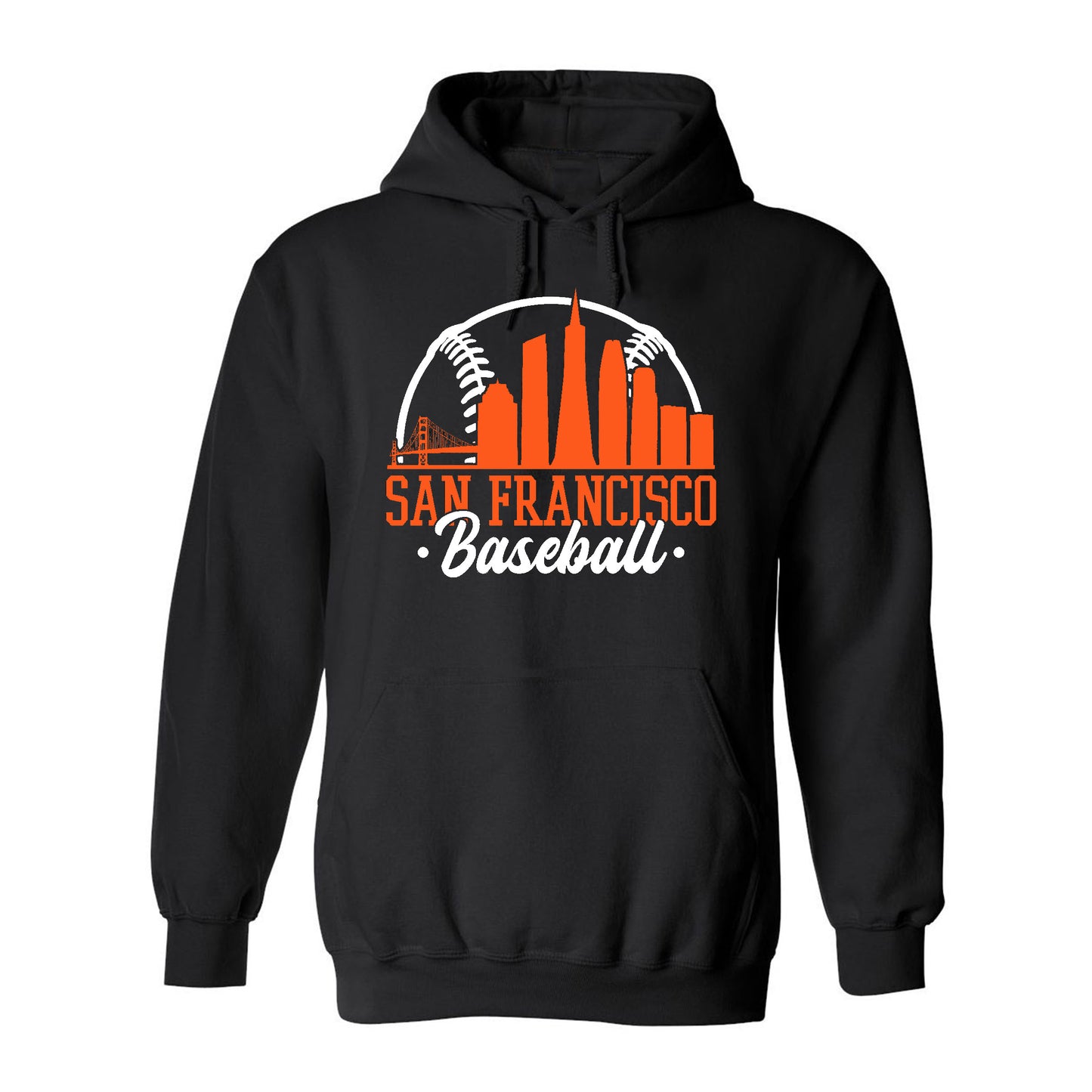 San Francisco Baseball Cityscape Skyline Men's Apparel for Baseball Fans Gameday Gear