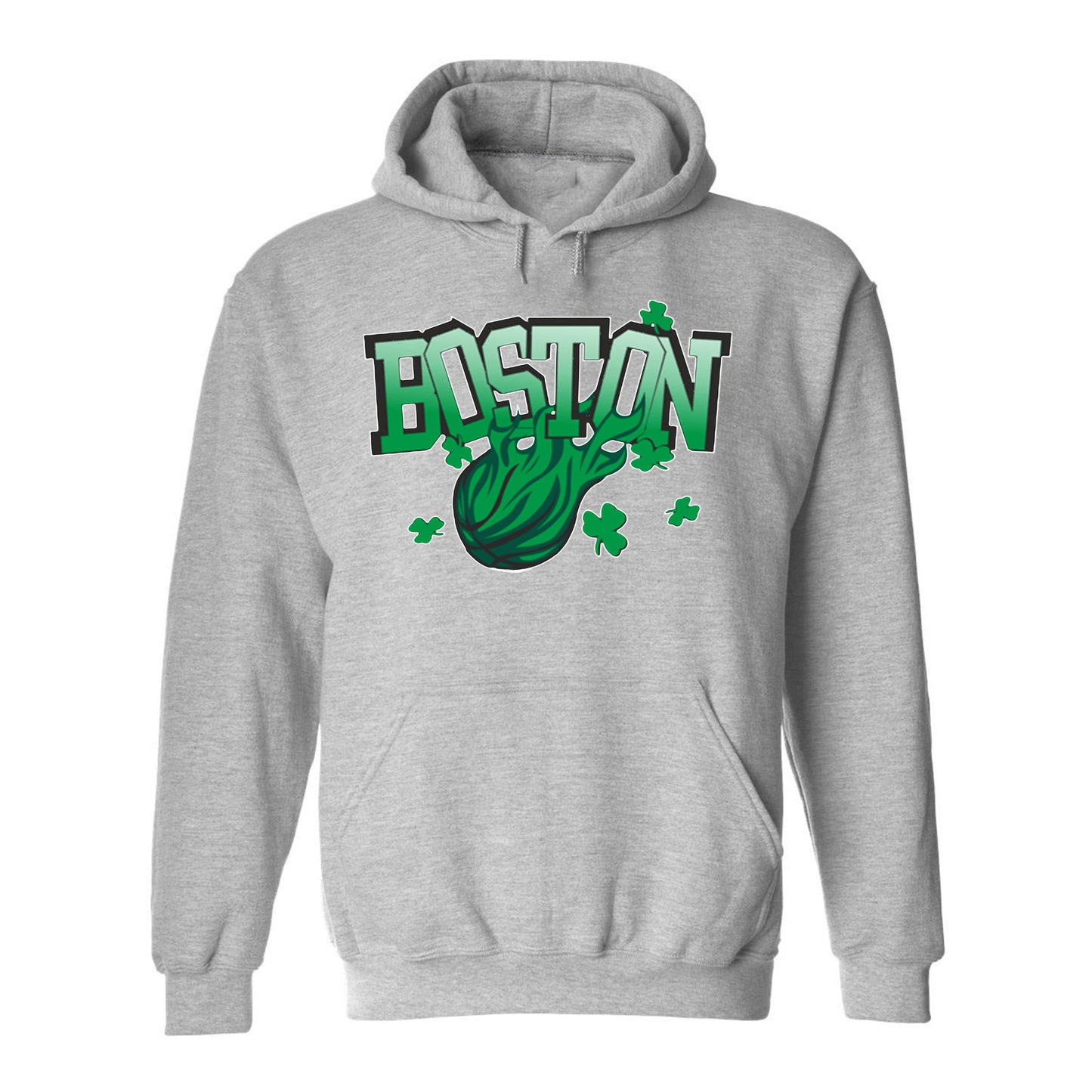 Boston Basketball Team Green Shamrock Sports Fan Apparel