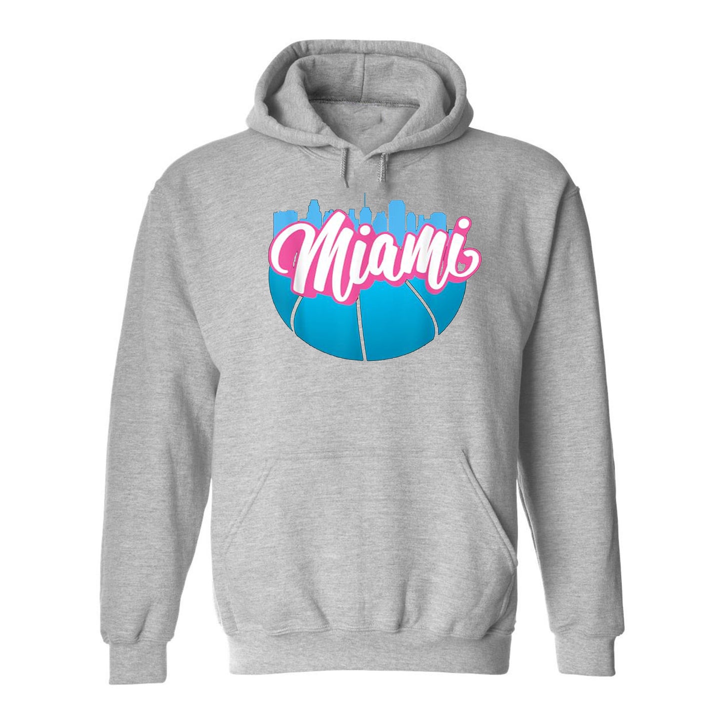 Miami Basketball Vintage Miami Florida Cityscape Retro Miami T-Shirt