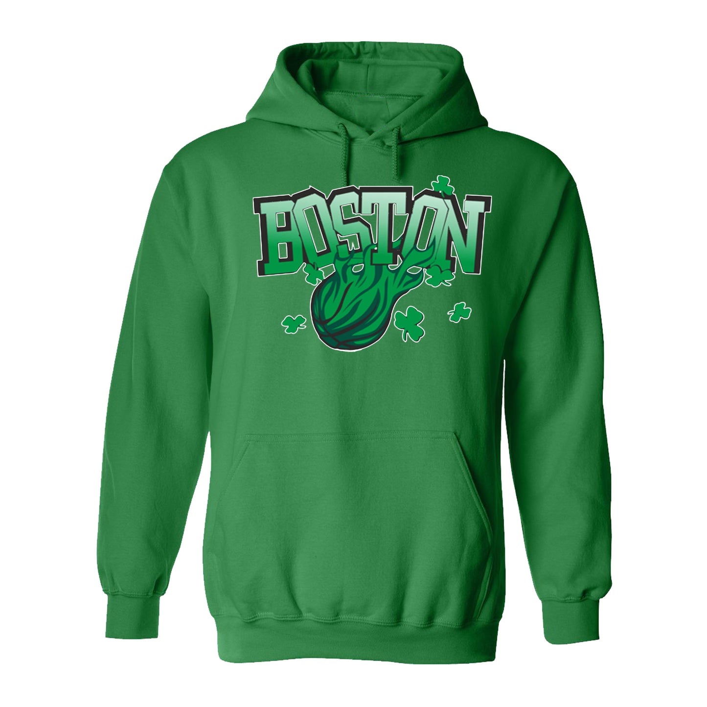 Boston Basketball Team Green Shamrock Sports Fan Apparel