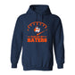 FUELED BY HATERS Denver Football Game Day Tee Navy & Orange