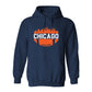 Chicago Football City Skyline Shirt for Football Fans Athletic Sports Fan Collection