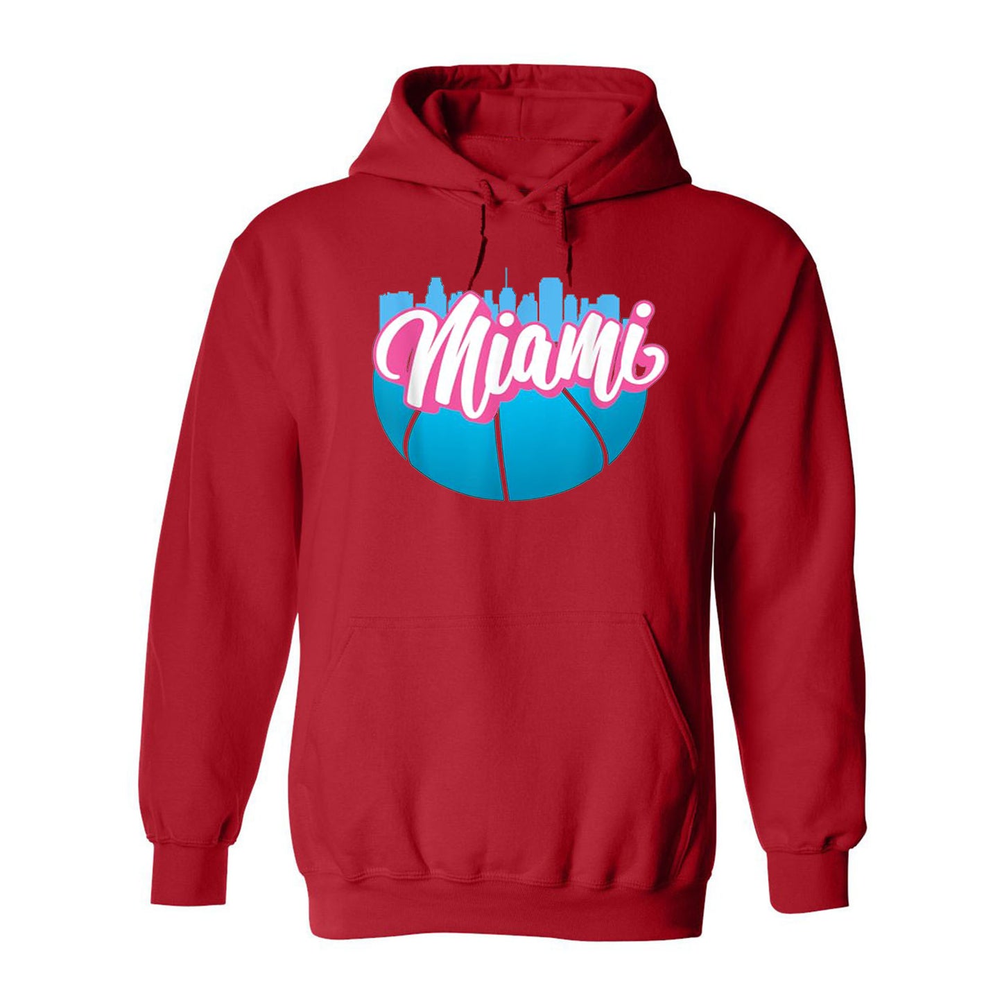 Miami Basketball Vintage Miami Florida Cityscape Retro Miami T-Shirt