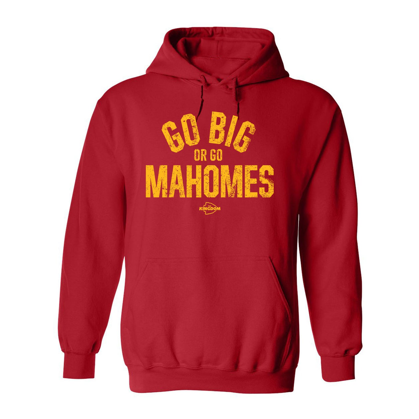 Go Big or go Mahomes" Red Vintage T-shirt For Kansas City Football Fans