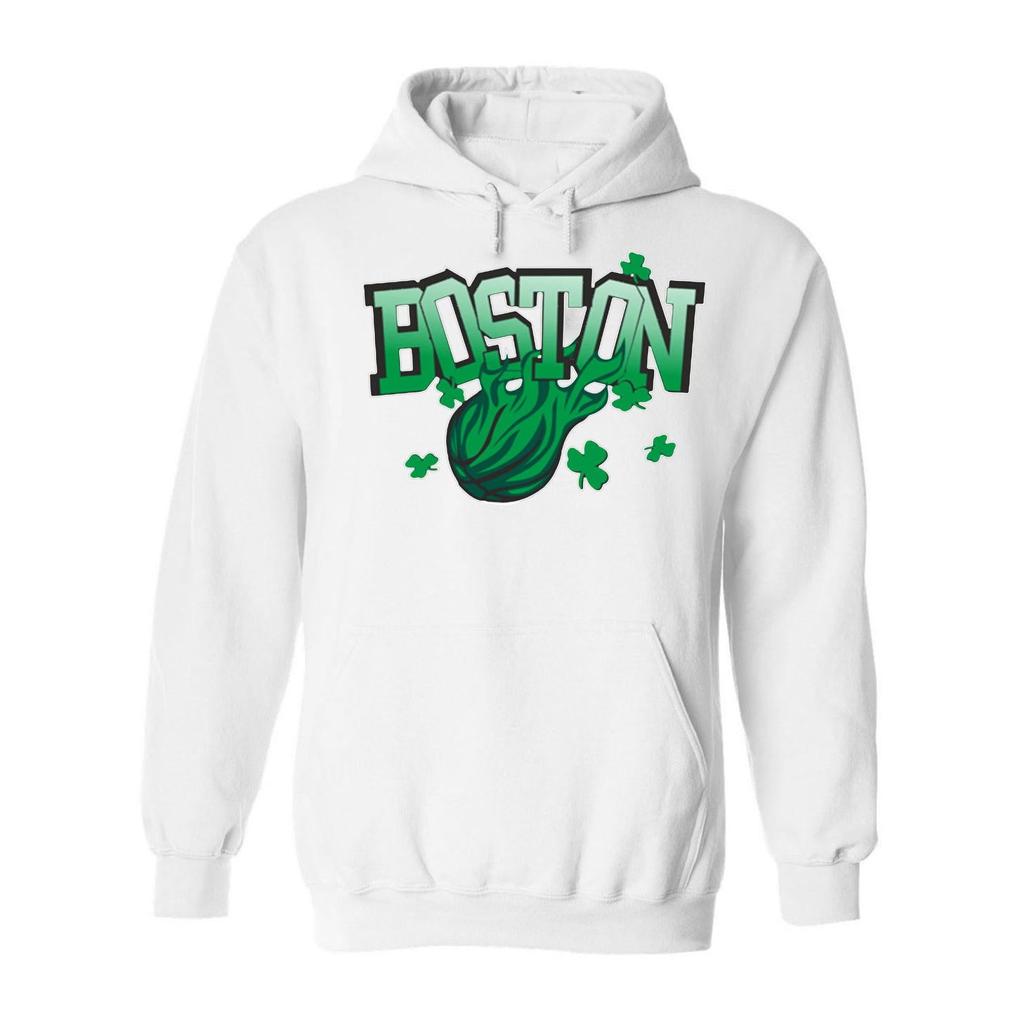 Boston Basketball Team Green Shamrock Sports Fan Apparel