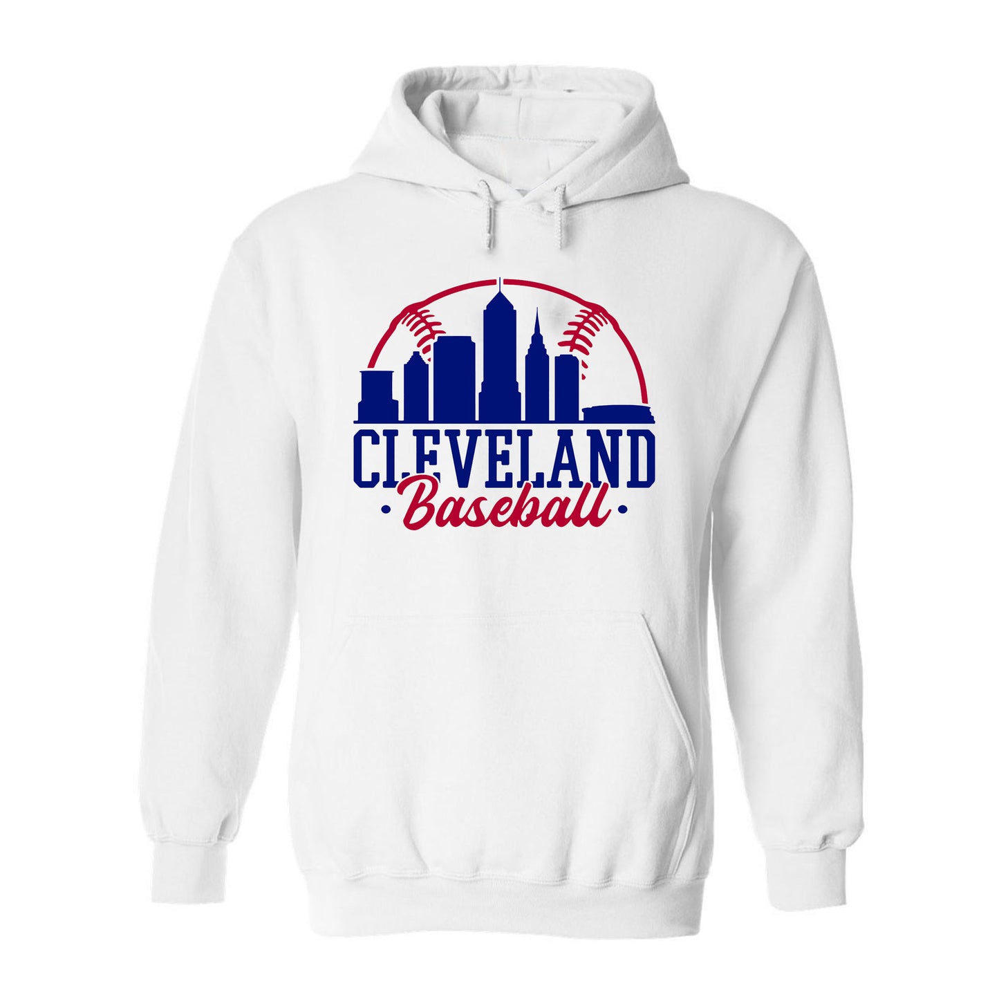 Cleveland Baseball Cityscape Skyline Men's Apparel for Baseball Fans