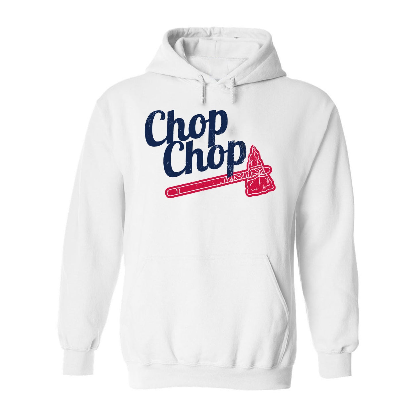 Atlanta Baseball City Baseball Fans Athletic Gear Choop Choop Navy & Red