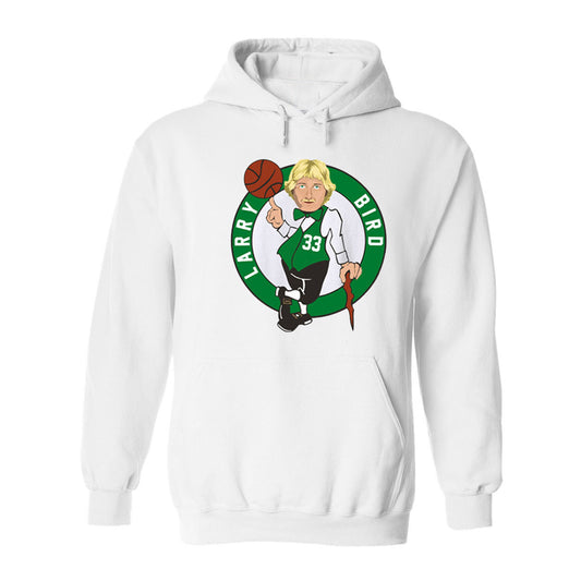 Boston Larry Bird Logo Graphic Shirt For Boston Basketball Team