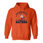 FUELED BY HATERS Denver Football Game Day Tee Navy & Orange